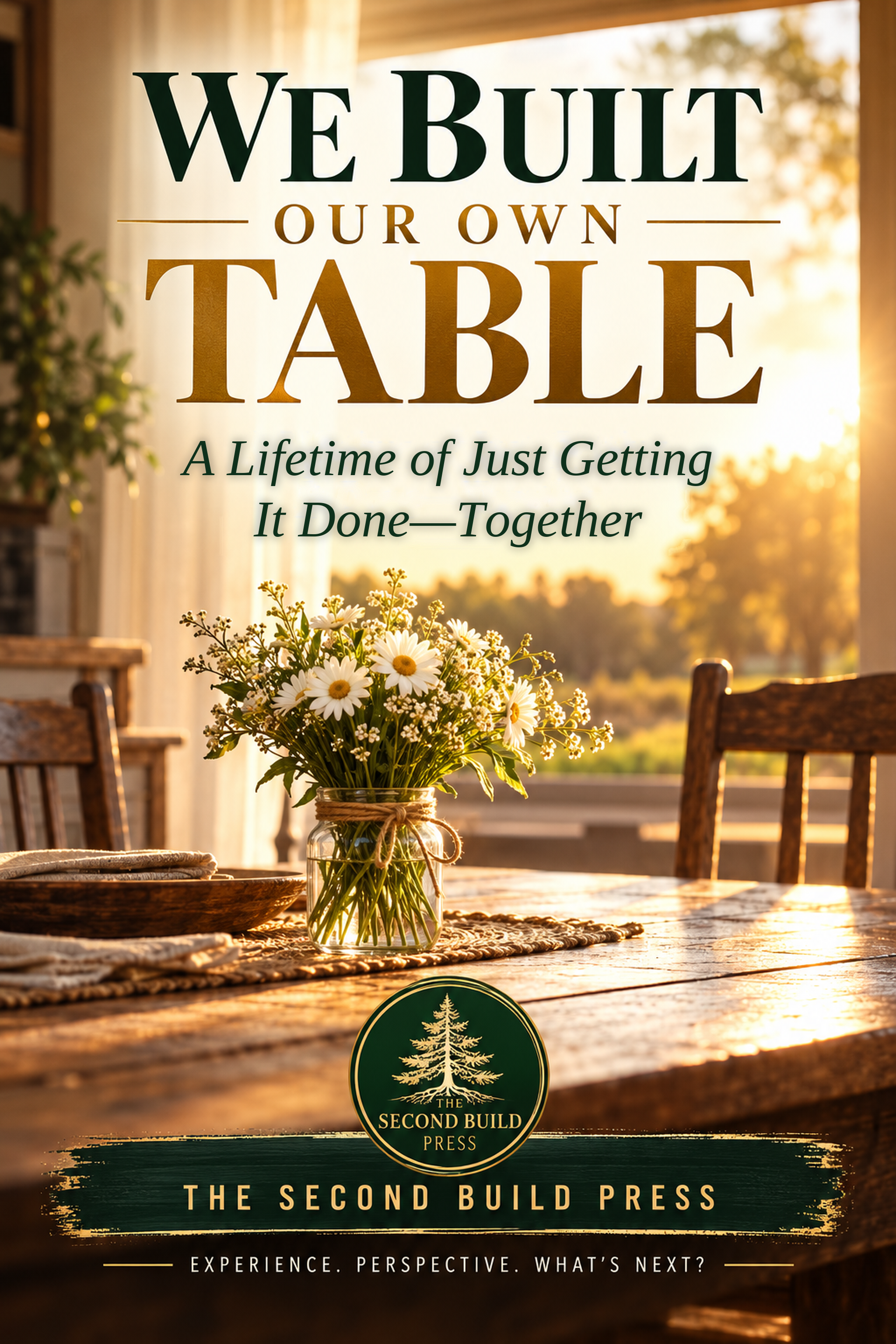 We Built Our Own Table: A Lifetime of Just Getting It Done—Together book cover